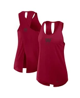 Nike Women's Burgundy Washington Commanders Glory Crisscross Performance Tank Top