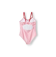 Cotton On Little Girls Helen Frill Back One Piece