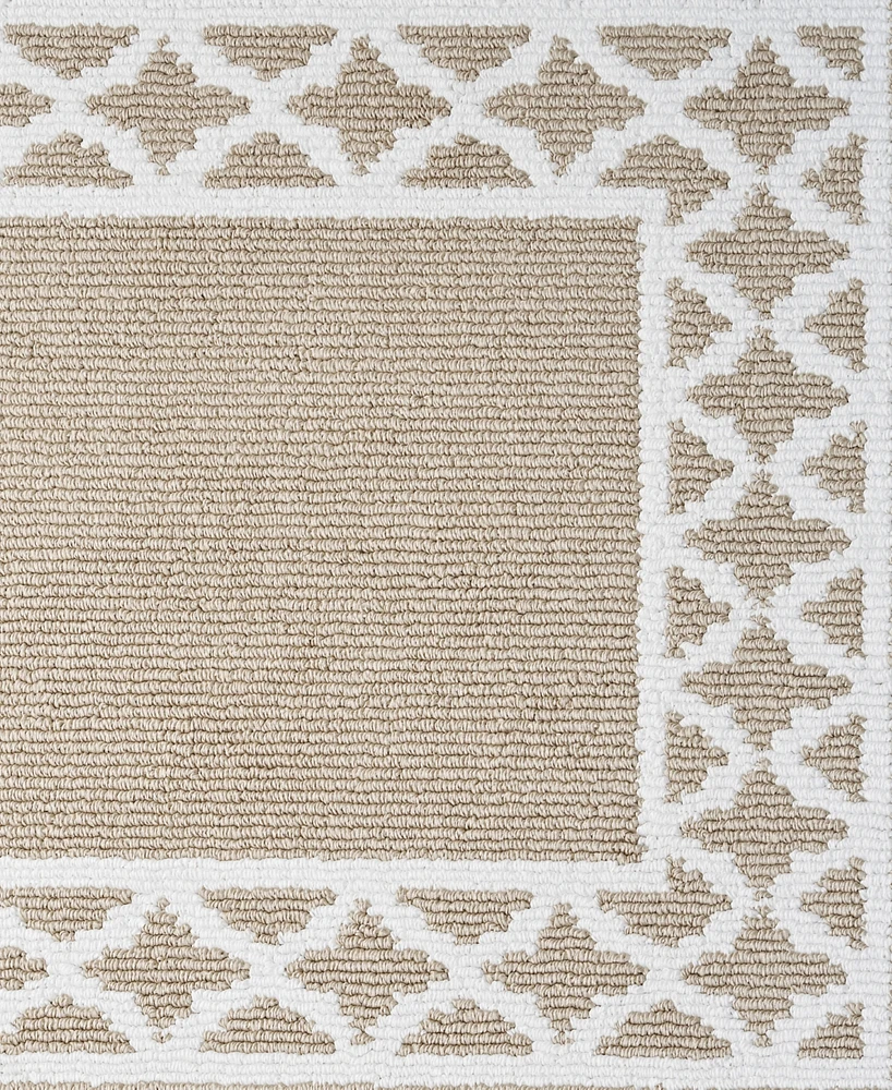 Nautica Collin Trellis Border Tufted 2-Pc. Runner Rug Set