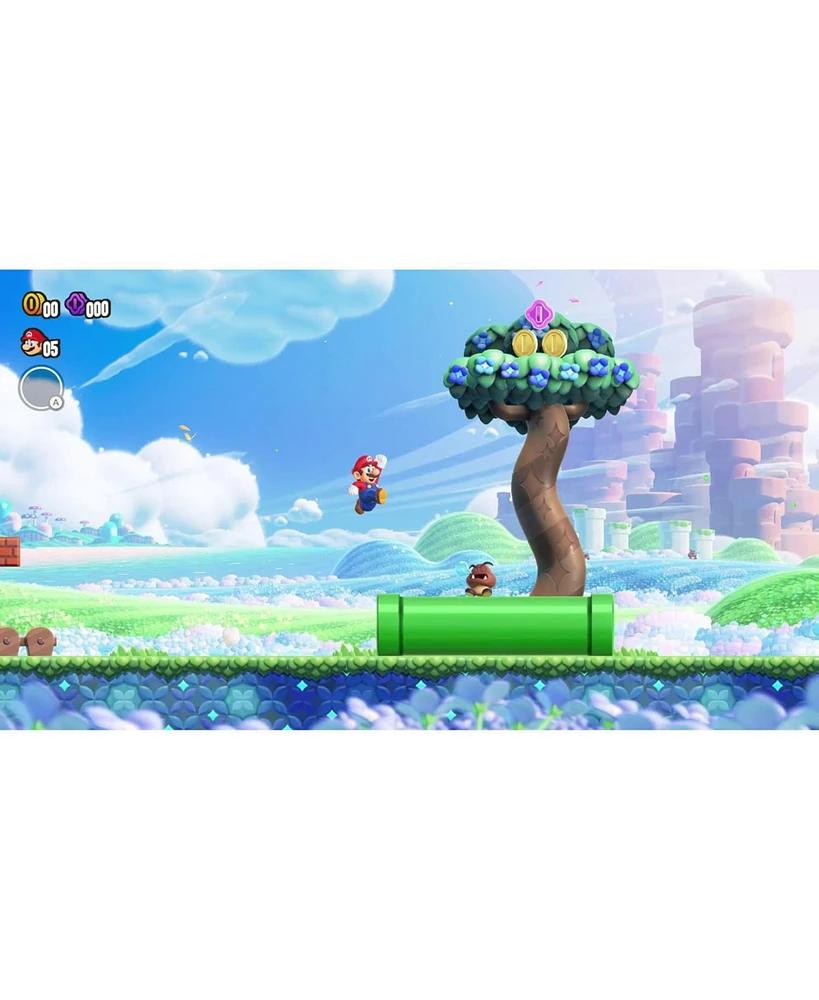 Nintendo Switch White Oled Console with Super Mario Bros. Wonder, Nso 12 Month Family Membership, MightySkins Console and Controller Skin Voucher, and