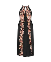 City Chic Plus Size Island Girl Dress