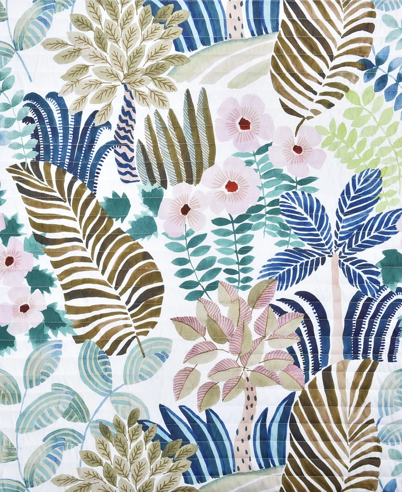 J by J Queen Bold Rainforest 3-Pc. Quilt Set