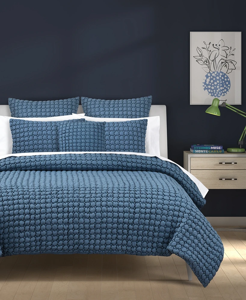 J by Queen Bold Cloud Puff Quilted Decorative Pillow, 20" x