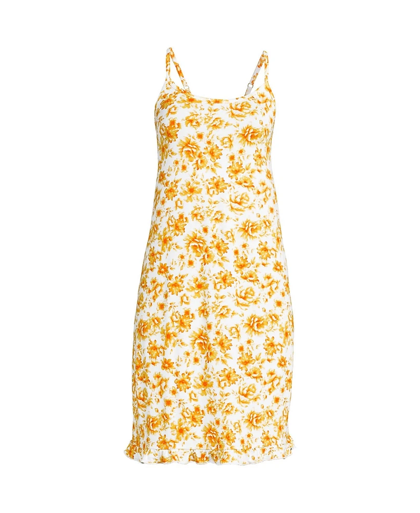 Lands' End Petite Cooling Knee Length Slip Nightgown