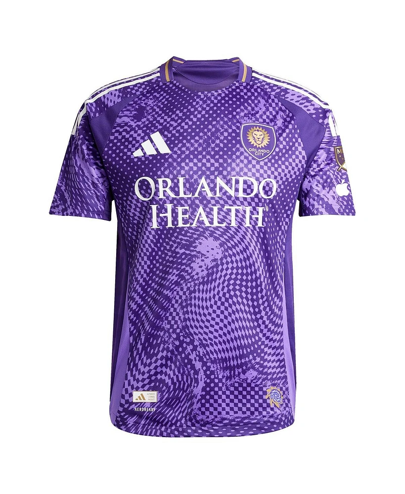 Adidas Men's Duncan McGuire Purple Orlando City Sc 2025 Perfect Storm Authentic Player Jersey