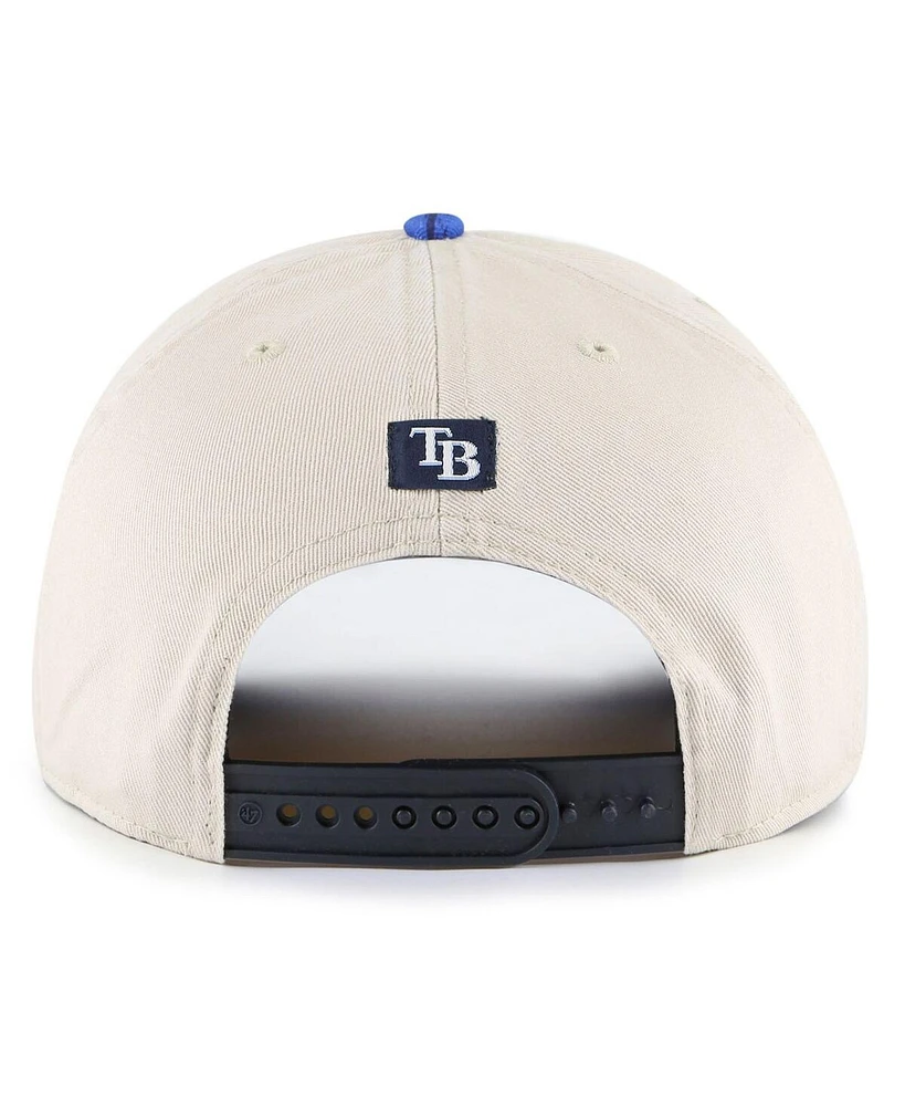'47 Brand Men's Cream/Navy Tampa Bay Rays Fiji Rope Hitch Adjustable Hat