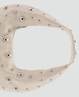 Mango Women's Studded Shoulder Bag