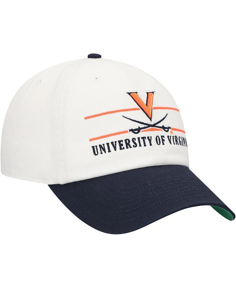 '47 Brand Men's White Virginia Cavaliers Gridiron Clean Up Adjustable Hat