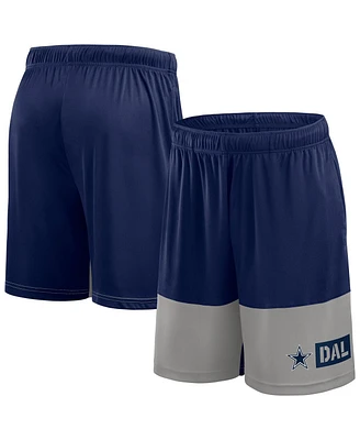 Fanatics Men's Navy/Silver Dallas Cowboys Big Tall Best of the Performance Shorts