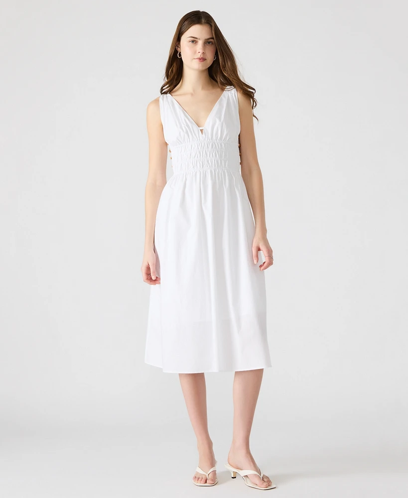 Steve Madden Women's Kassie Cotton Midi Dress