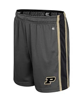 Colosseum Big Boys and Girls Charcoal Purdue Boilermakers Ripple Shorts