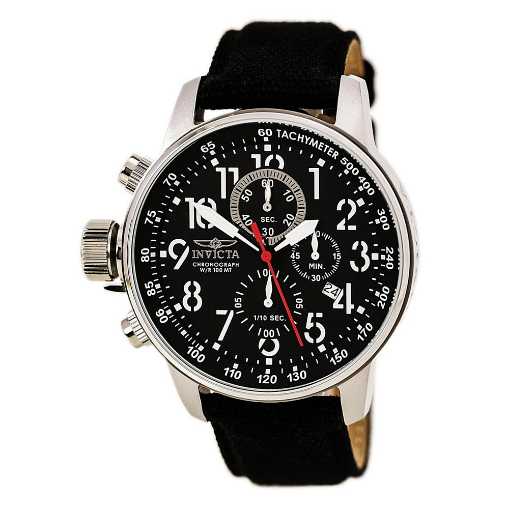 Invicta Men's I-Force Quartz Chronograph Black Dial Watch