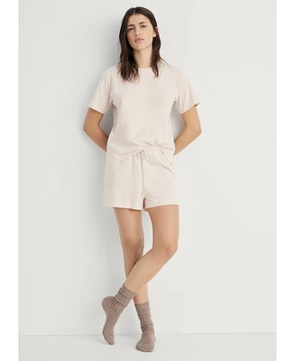 Mango Women's 2-Piece Short Cotton Pajama Set