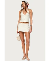 Edikted Women's Keli Studded Mini Skort
