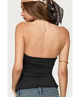 Edikted Women's Belinda Asymmetric Tube Top