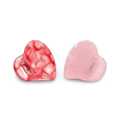 Headbands of Hope Mini Heart Clip Set