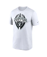 Nike Men's White Las Vegas Raiders Legend Icon Performance T-Shirt