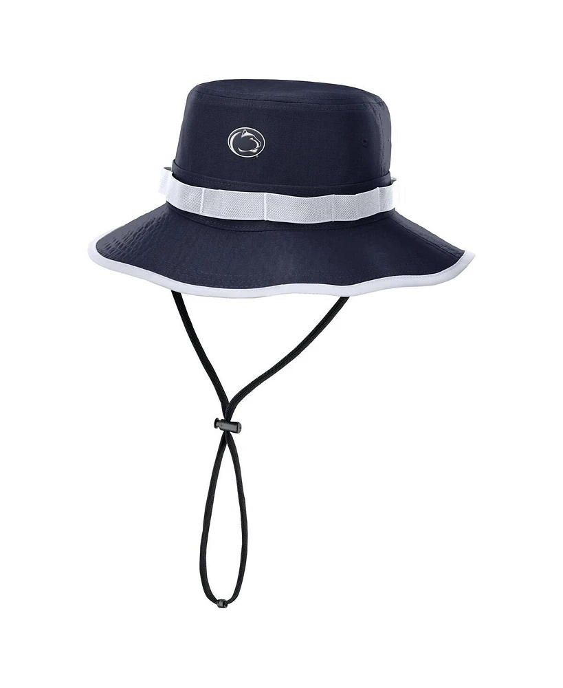 Nike Men's Navy Penn State Nittany Lions 2025 Sideline Apex Boonie Bucket Hat