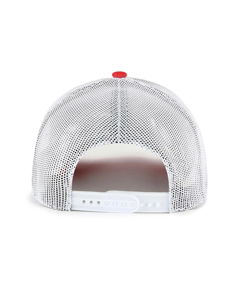 '47 Brand Men's Red Washington Nationals Meander Foam Trucker Snapback Hat