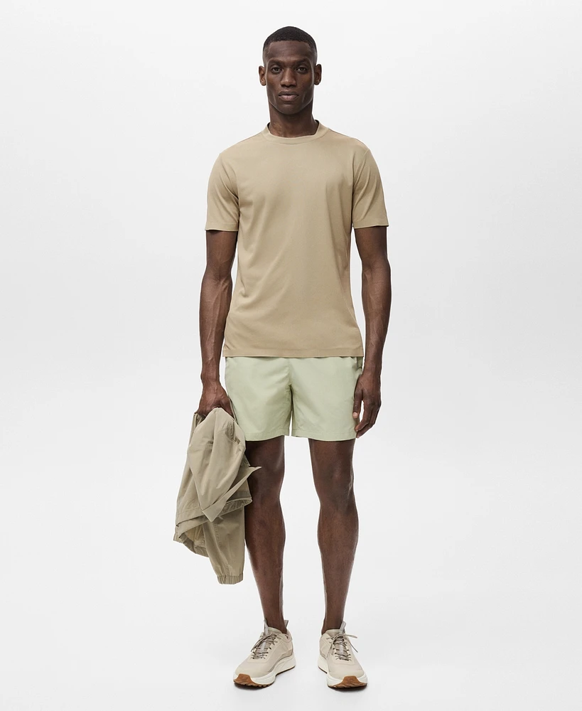 Mango Men's Coolmax Slim-Fit T-Shirt
