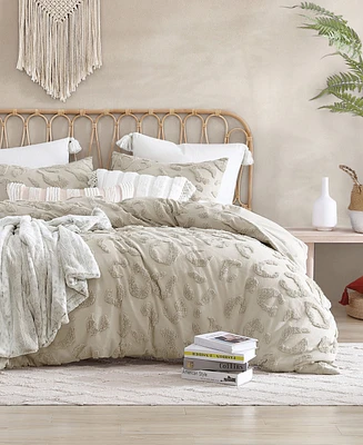 Peri Home Chenille Leopard 3-Pc. Duvet Cover Set, Full/Queen
