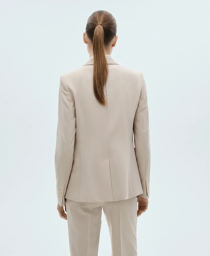 Mango Women's Fitted Suit Jacket
