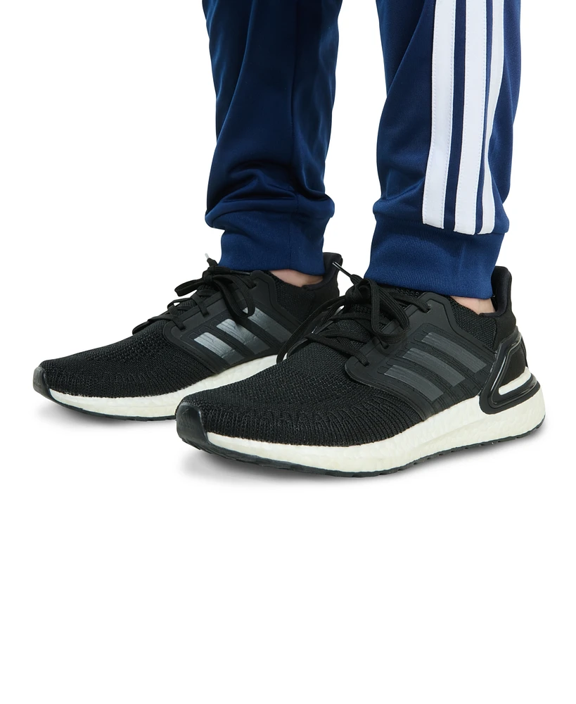 adidas Big Boys Elastic-Waistband Essential 3-Stripe Jogger Pants
