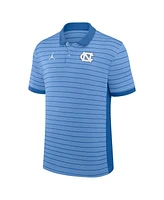 Jordan Men's Carolina North Tar Heels 2025 Early Season Coaches Sideline Victory Stripe Performance Polo Shirt
