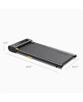 Urevo Smart Walking Pad, Under Desk Treadmill for Home/Office, Portable Walking Treadmill 2.25HP, Walking Jogging Machine with App 265 lbs Weight Capa