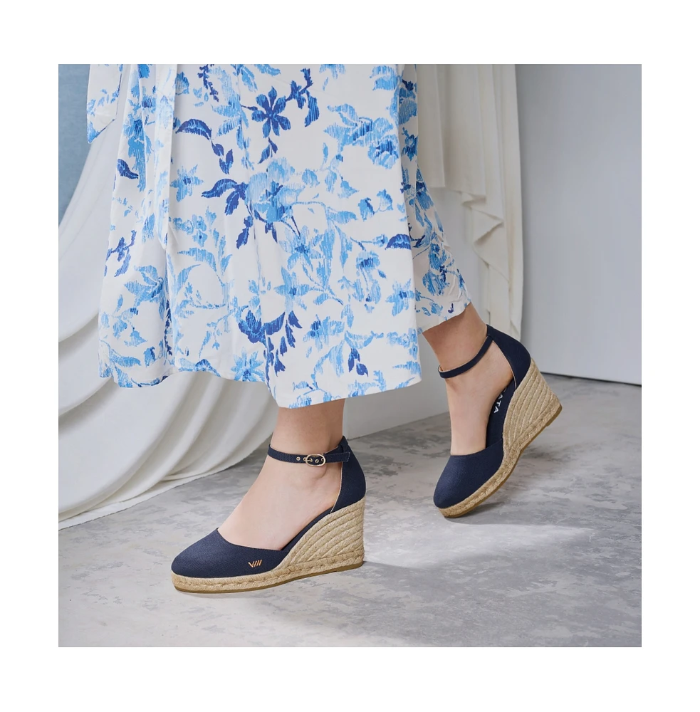 Estartit Canvas Espadrille Wedges