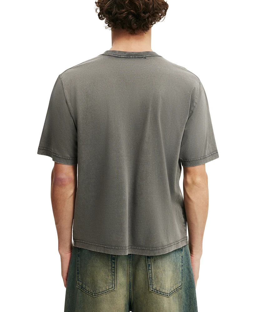 Cotton On Men's Cropped Fit Music T-Shirt