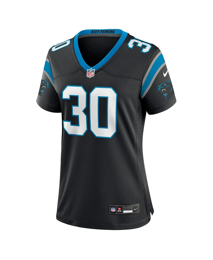 Nike Women's Chuba Hubbard Black Carolina Panthers Team Game Jersey