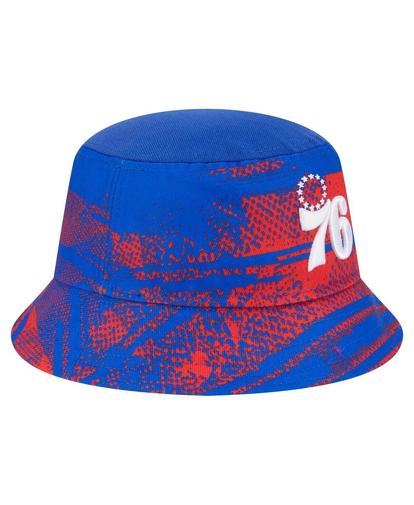 New Era Men's Royal/Red Philadelphia 76ers Tip-Off Bucket Hat