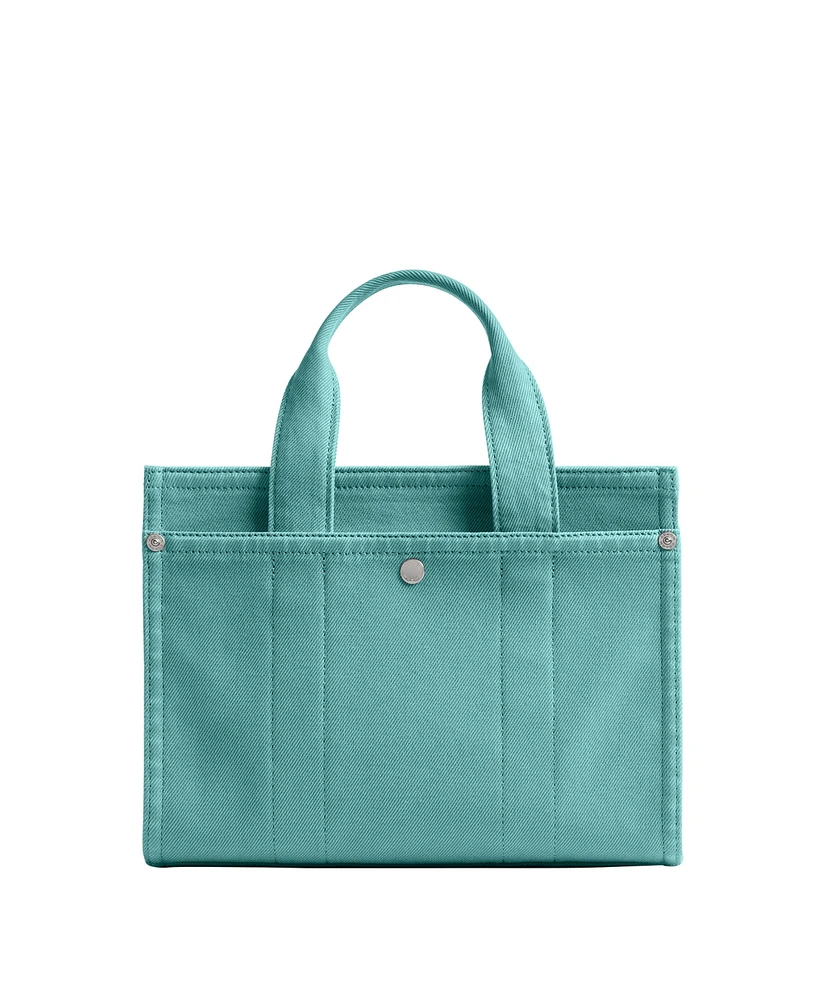 Coach Colored Denim Cargo Tote 26