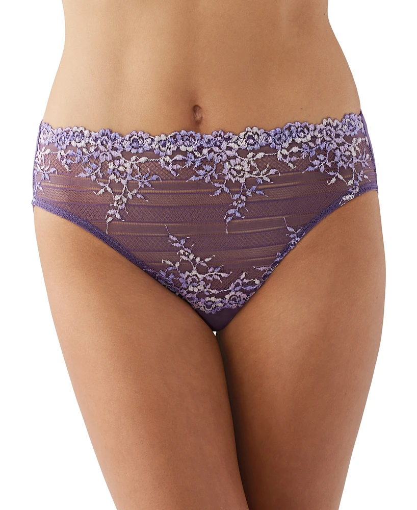 Wacoal Embrace Lace Hi Cut Embroidered Brief Underwear Lingerie 841191