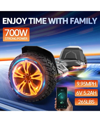 Electric Scooter for Kids with Adjustable Handlebar and Led Lights