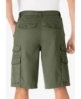 KingSize Big & Tall 12" Side Elastic Cargo Shorts
