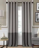 Elrene Home Fashions Braiden Color Block Blackout Window Curtain