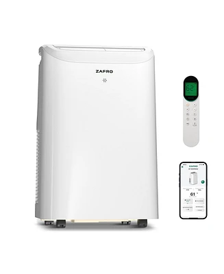 Zafro 8,000 Btu Portable Ac with Fan, Dehumidifier, App & Remote Control, 24H Timer, Led Display – Easy Room Cooling & Humidity Control