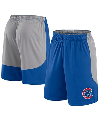 Fanatics Men's Royal/Gray Chicago Cubs Go Hard Shorts