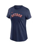 Nike Women's Yordan Alvarez Navy Houston Astros Fuse Name Number T-Shirt