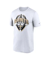 Nike Men's White New Orleans Saints Legend Icon Performance T-Shirt