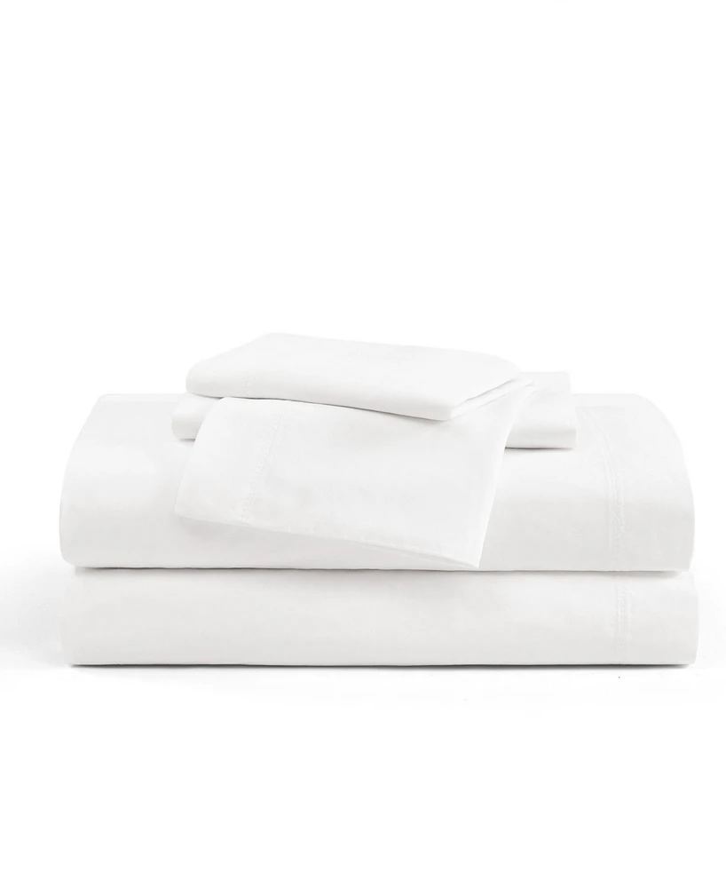 Tommy Bahama Solid 400-Thread Count Cotton 4-Pc. Sheet Set