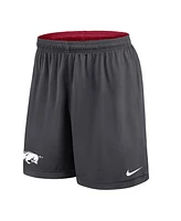 Nike Men's Cardinal/Gray Arkansas Razorbacks 2025 Sideline Reversible Performance Shorts