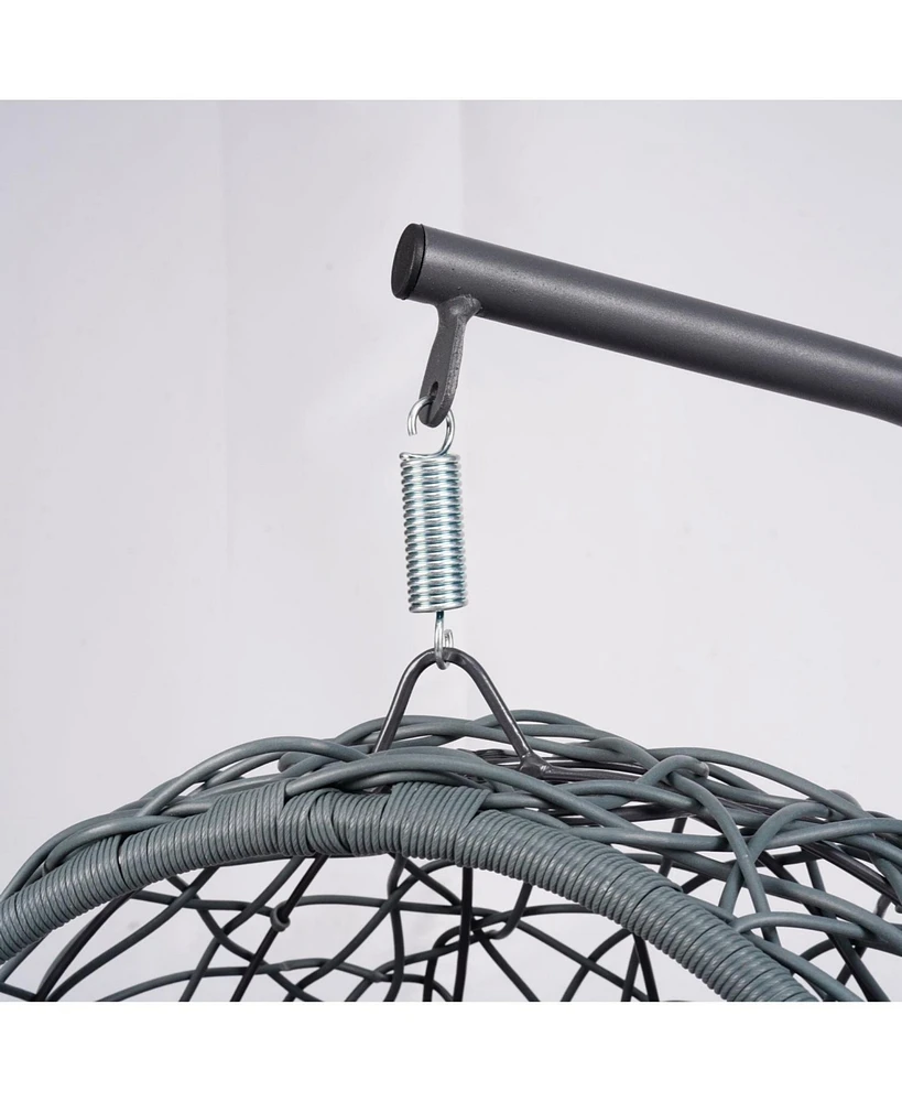 Streamdale Furniture Cat Swing Bed with Stand