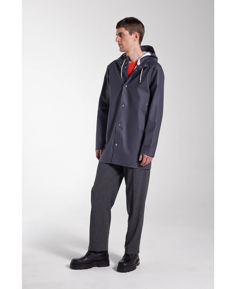 Stutterheim Women's Stockholm Long Sleeve Hooded Raincoat