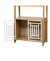 Streamdale Furniture Dog Crate Ladder Bookcase