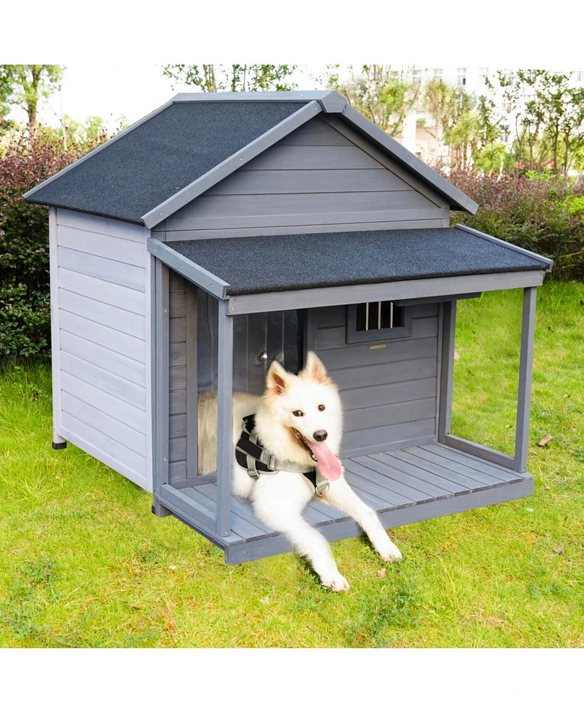 Streamdale Furniture Large Balcony Dog House with Terrace