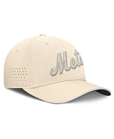 Nike Men's Cream New York Mets Rise Performance Flex Hat