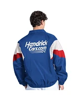 Starter Men's Royal/Red Kyle Larson HendrickCars.com Yard Line Full-Zip Jacket